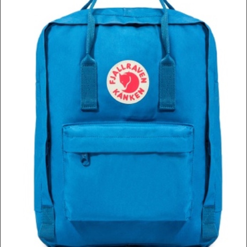 fjallraven kanken blue backpack :))